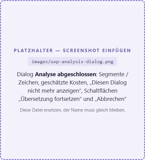 The “Analysis complete” dialog