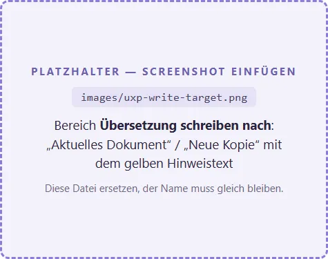 Choosing the write target